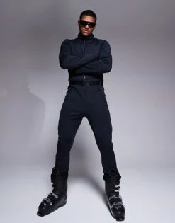 4505 Ski Icon Water Repellent Insulated Ski Suit With Skinny Leg In Black For Men