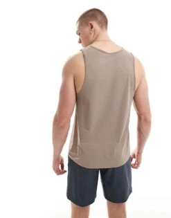 4505 Icon Quick Dry Training Vest With Racer Back In Taupe Grey For Men 10 4505 Icon Quick Dry Training Vest With Racer Back In Taupe Grey For Men -4505 Men Clothing's Shop 206698396 4