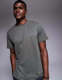 4505 Icon Training T-shirt With Quick Dry In Dark Green For Men -4505 Men Clothing's Shop 207338347 1 darkgreen 1