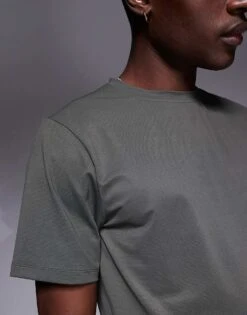 4505 Icon Training T-shirt With Quick Dry In Dark Green For Men -4505 Men Clothing's Shop 207338347 3