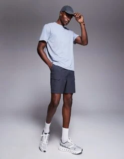 4505 Icon Training T-shirt With Quick Dry In Grey For Men Grey Wind