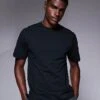 4505 Performance Quick Dry Straight Fit Training T-shirt In Black For Men -4505 Men Clothing's Shop 207416470 1 black
