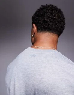 4505 Icon Oversized Cotton Pump Training Tank With Quick Dry Finish In Grey Marl For Men -4505 Men Clothing's Shop 208229471 4